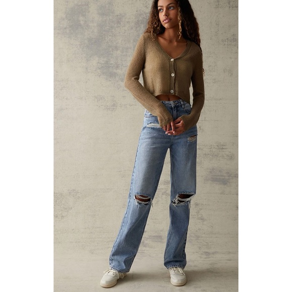 PacSun Light Blue Ripped '90s Boyfriend Jeans - Picture 3 of 12